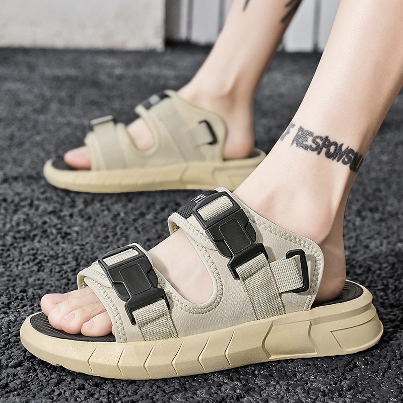 

2025 new summer beach shoes men s Vietnamese sandals wearing slippers sports driving teenagers dual-purpose men s cool 44