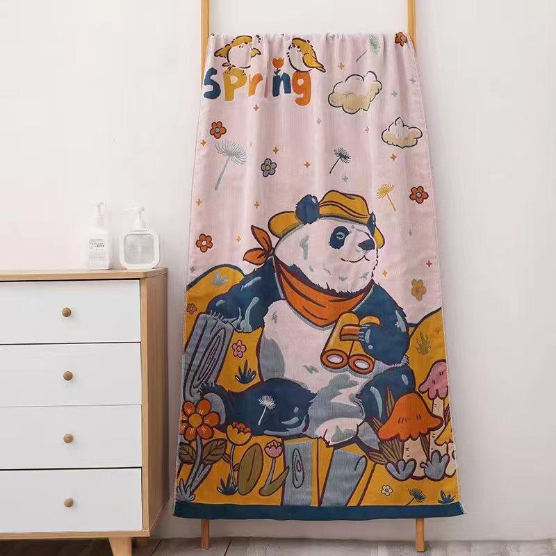 

1 шт. Впитывающее быстросохнущее банное полотенце для ванной комнаты, пляжа, жаккардовое банное полотенце из пряжи чистого хлопка, мягкое большое полотенце 80x160 см 80*160cm