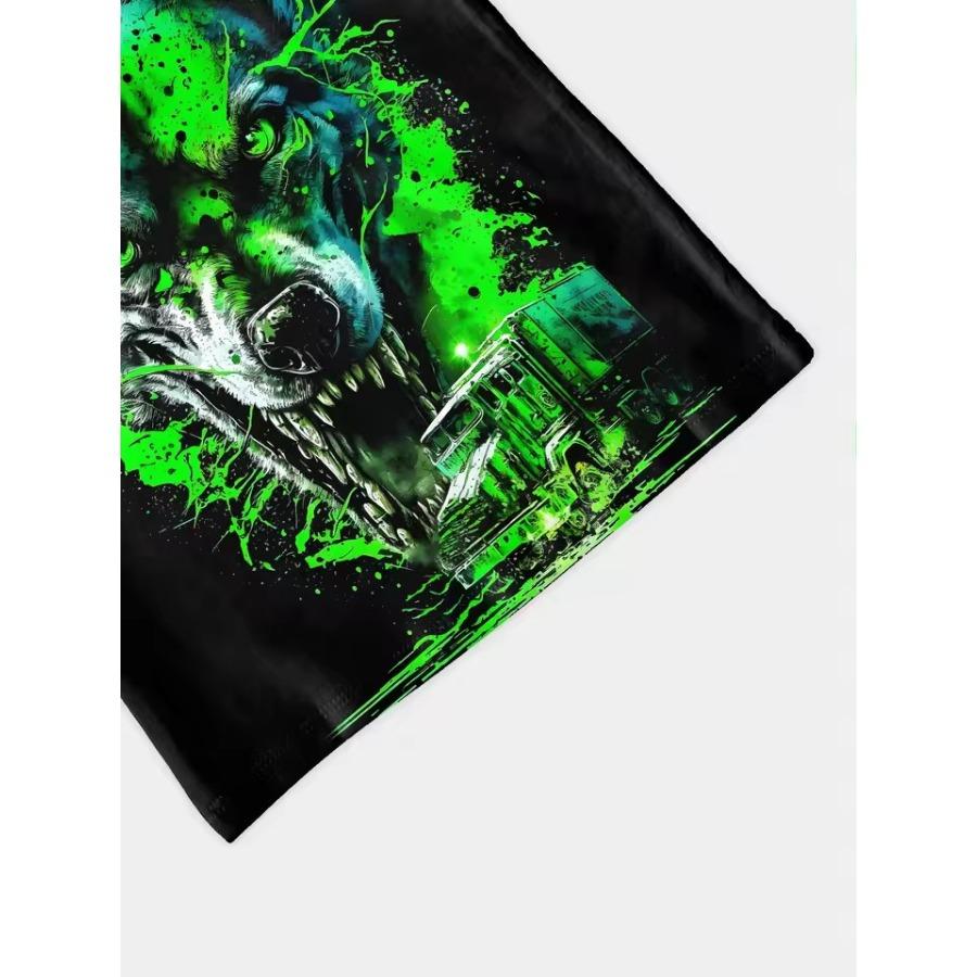 Kids Wolf Cartoon Top Fashion Summer Printed 3D T Shirt Boys Tees Casual Short Sleeve O Neck Girls Tops