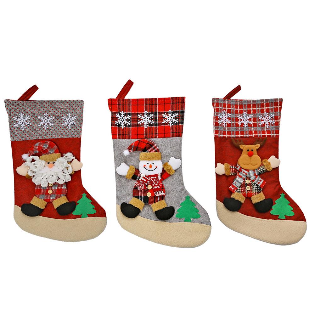 YAFEX Christmas Stocking Fireplace Large Santa Stocking For Hanging Stocking For Fill 2025 Hot Sale Brand. New And High Quality