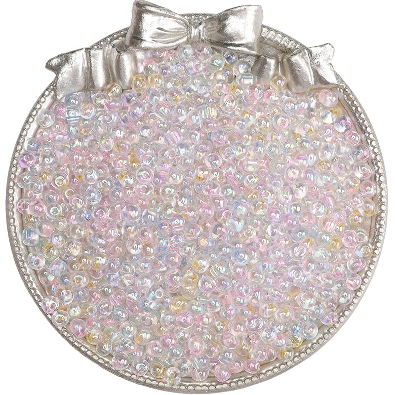 110 szt. Kryształowe Czeskie Szklane Koraliki Kropla Wody Iluzja Koraliki Seed do Kolczyków Bransoletek DIY Tworzenia Biżuterii Rzemiosła Akcesoria