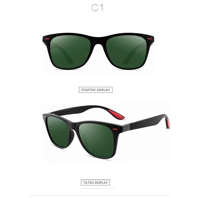 Fashion Classic Sunglasses Male Female Square Sun Spectacles Anti-Glare Goggle Travel Fishing Cycling Sunglasses Uv 400 Protection