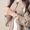 AngelHeart Sakura Time Watch Solar Powered 3ATM Water Resistant Sapphire Glass White Pearl Dial SKR28P-GY-J Women's
