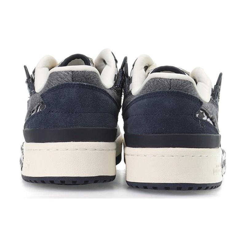 Adidas Originals Forum Exhibit Low 'Black Gray' Sneakers HQ8418