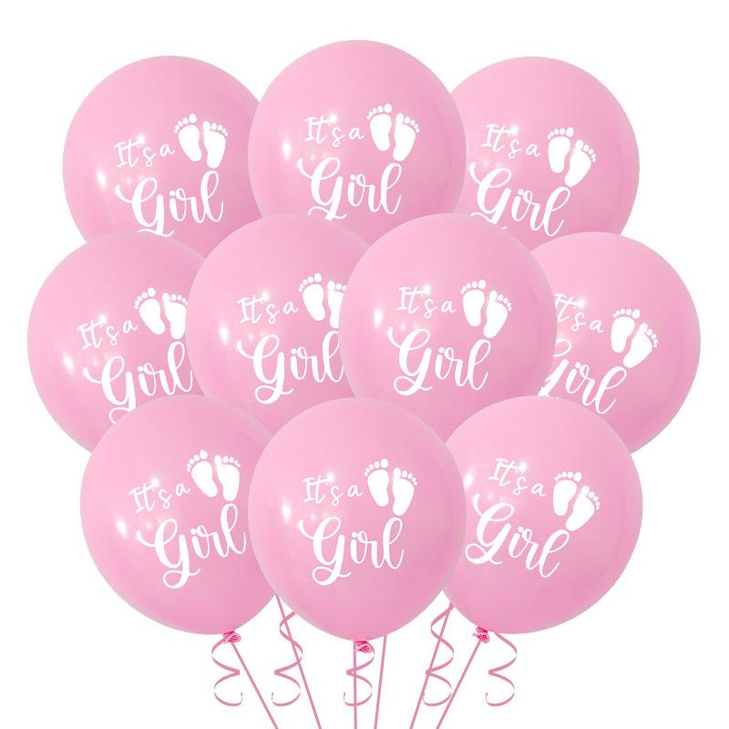 Baby Shower Balloon Set Baby Shower 12 Inch Latex Printed Balloon Set Decoration