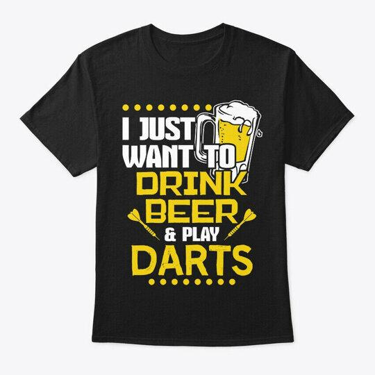 And Play Darts Tshirt Size S To 5xl