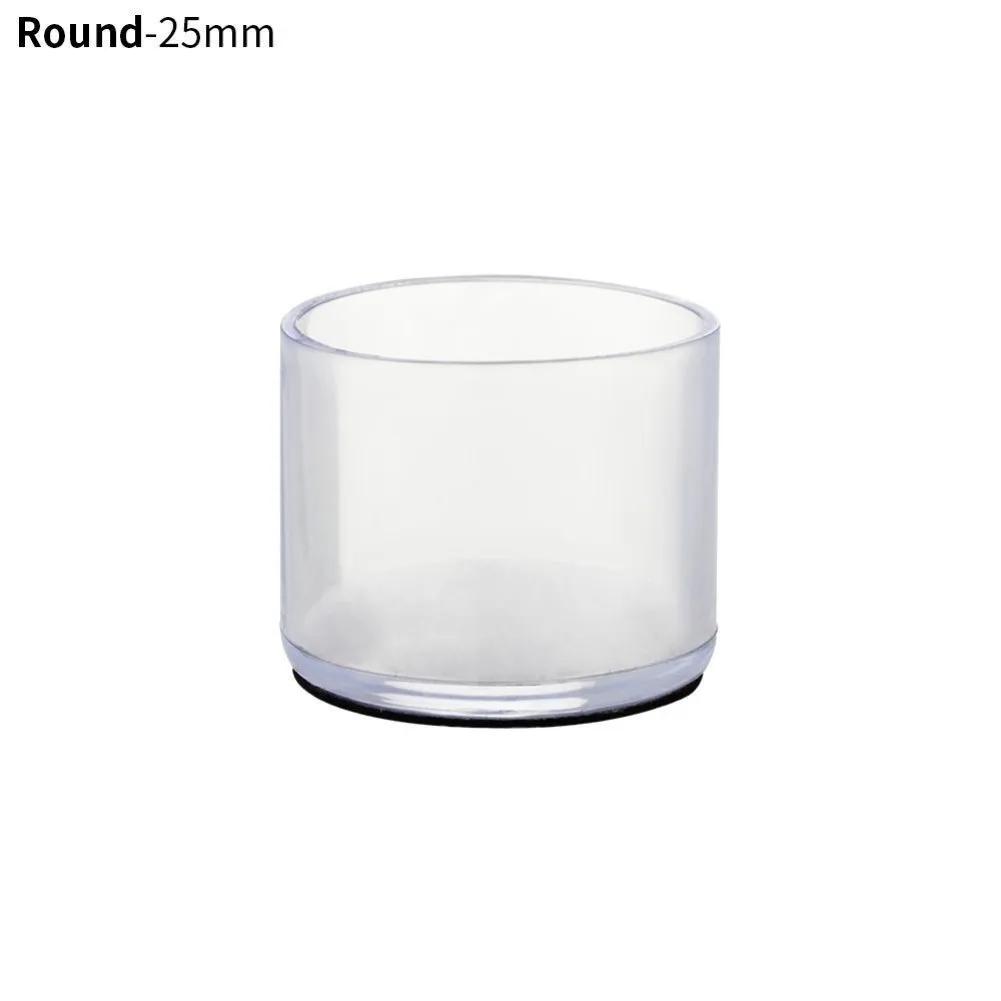 

16 шт. 16/19/25/30 мм Гумові накладки на ніжки стільця Захисні накладки на ніжки столу Нековзкі Прозорі Накладки на стіл Меблеві Вирівнювальні Ніжки Декор