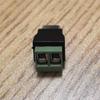 2 Stück Typ-C-Stecker zu 2-Pin-Klemmenanschlüssen Reise-Leichtgewicht-Ladeadapter für Mobiltelefone, Spielekonsolen, Lichter