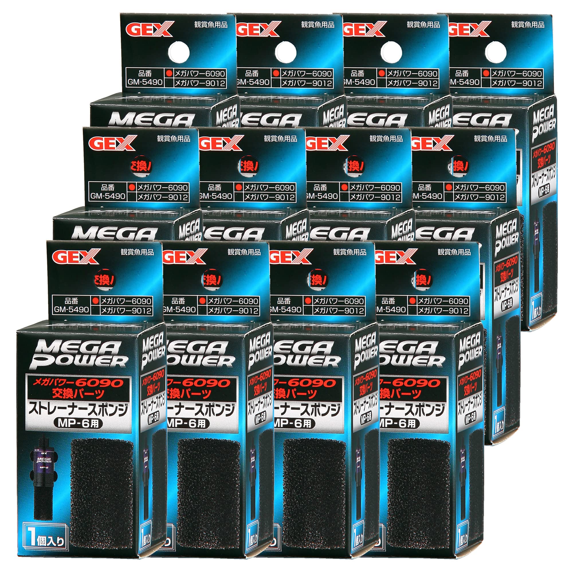 

GEX AQUA FILTER Strainer sponge for x 12 piece set GM-5490 MP-6 (1 piece)