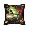 Japanese Gamer Frog Pillow Case  Comfy Pillow Cover Novelty Cushion Cover For Sofa Couch Bed Living Room