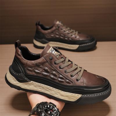 Fashion Men PU Shoes New Men's Casual Shoes Spring Designer Men Sneakers Breathable Men Loafers Shoes Soft Sole Comfort Casual Shoe