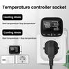 LCD Digitaler Thermostat 16A EU-Stecker Heiz-Kühl-Temperaturregler Steckdose Hochpräzise Steckdose Mit Timer Sensor