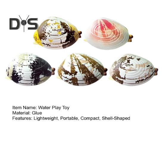 Muschelförmiges Wassersprühspielzeug für Streiche für Erwachsene, Sommerspaß, starker Sprühnebel, originelles Strandparty-Geschenk für Partys mit Freunden
