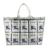BURBERRY 8079639 EKD logo Bag Shoulder Bag Tote Bag Vinyl clear/blue