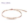 PAULBRIAL Square Bangle Bracelet PYBB0101