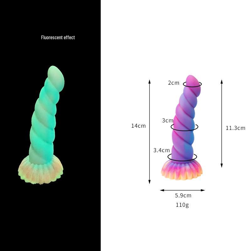Thousand Hundred Fun Silicone Dildo - Female Erotic Toy for Anal Insertion & Masturbation