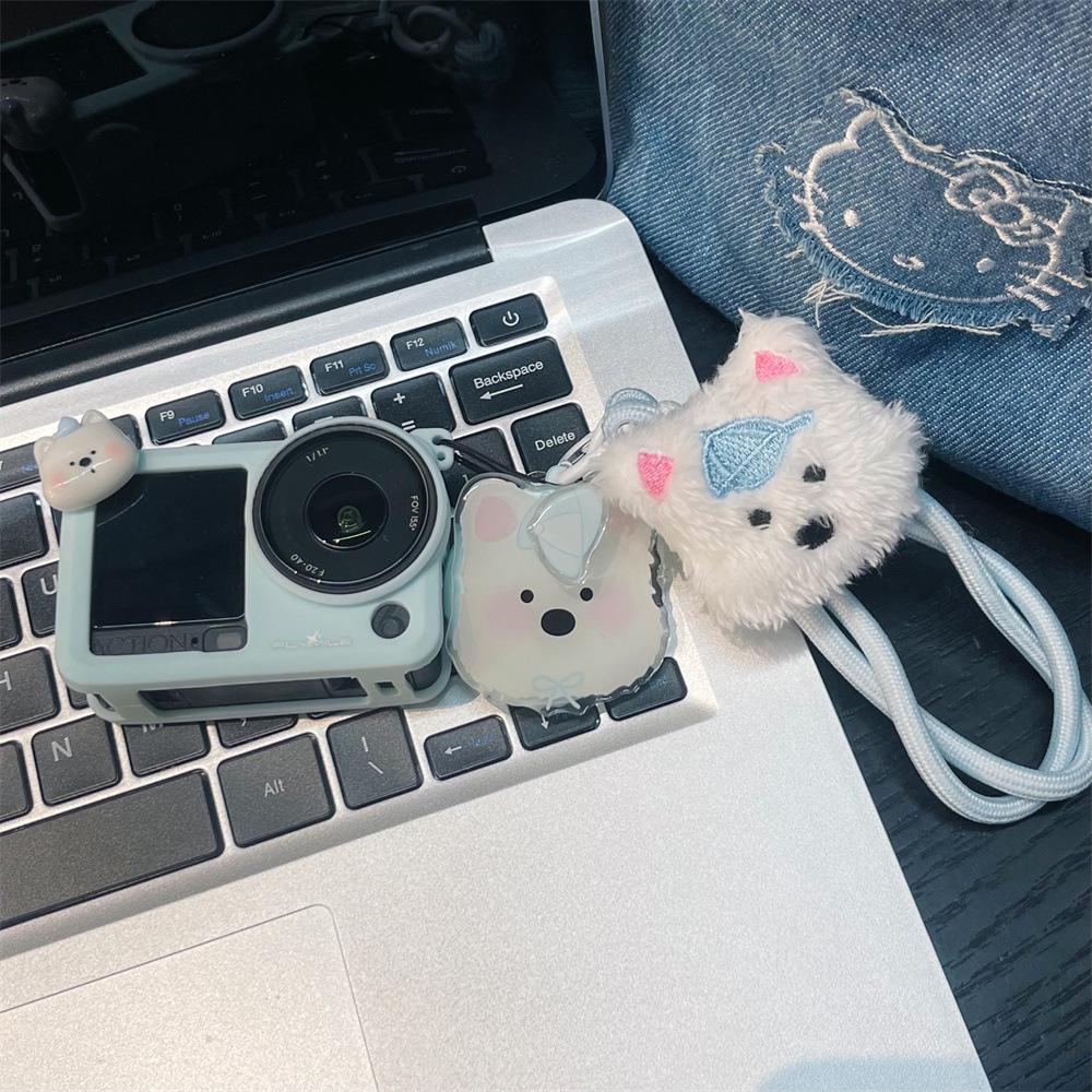

Zhuan Zhuan 3D Cartoon Dog Case for DJI Action 5/6 PRO with Lanyard DJI Action 3