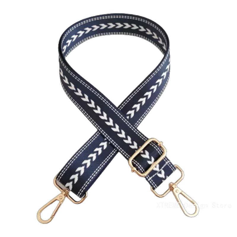 New Color Nylon Wide 3.8cm Shoulder Bag Strap Adjustable Straps for Crossbody Messenger Shoulder Bag Accessories Handbag Straps