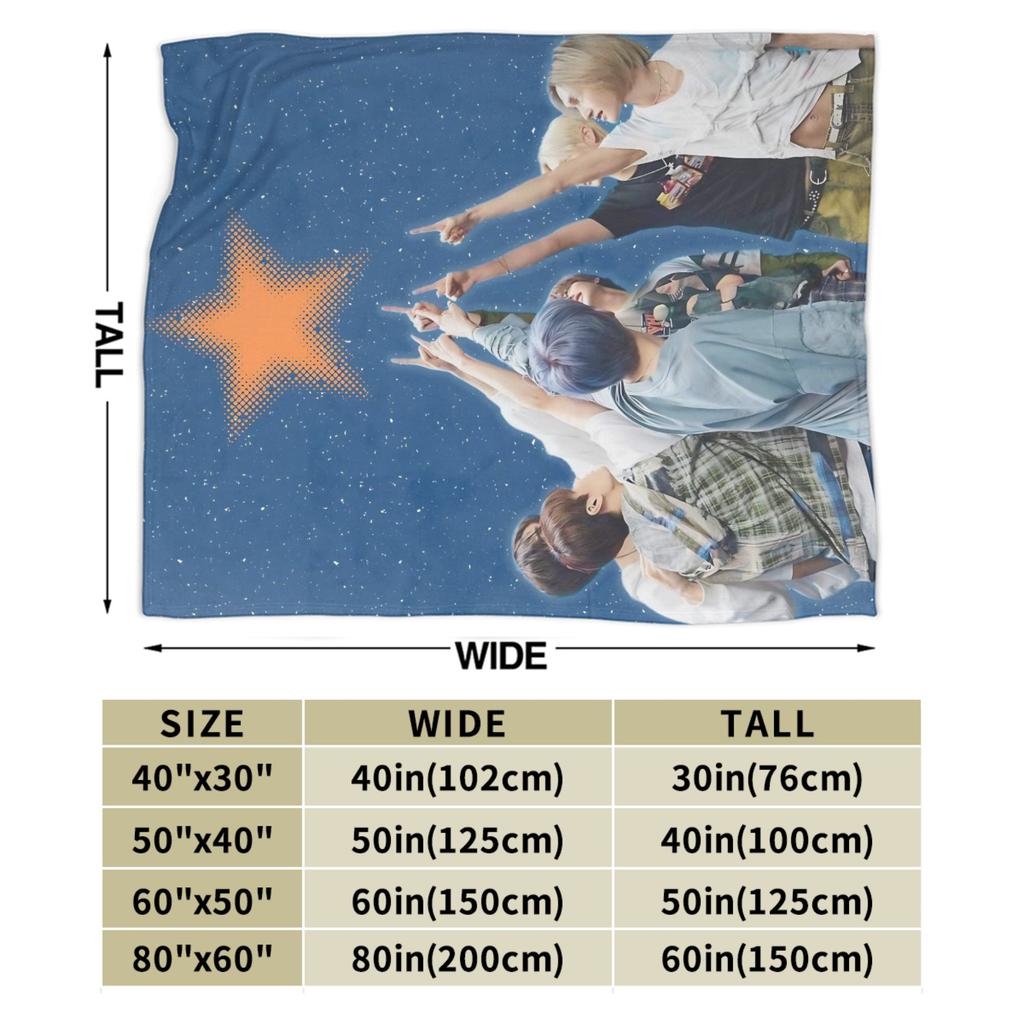 RIIZING SOHEE Riize KPOP Blanket  Camping Flannel Throw Blanket For Couch Chair Sofa Bed Soft Custom Quality Bedspread Gift Idea