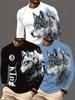 Men'S Casual Stylish Print Long-Sleeve T-Shirt