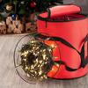 Round Christmas Storage Bag Red Christmas Light Bag Christmas String Lights Storage Bag  Tree Light