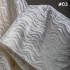Heavy Embroidery Jacquard Fabric Layer Wave Texture Irregular Relief Pattern Designer Fabric For Diy Coat Jacket Clothing