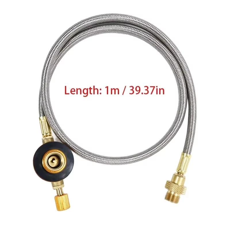 

Outdoor Stove Extension Tube Butane Gas Adapter Magnetic Adapter Outdoor Cooking Camping Equipment Accessories