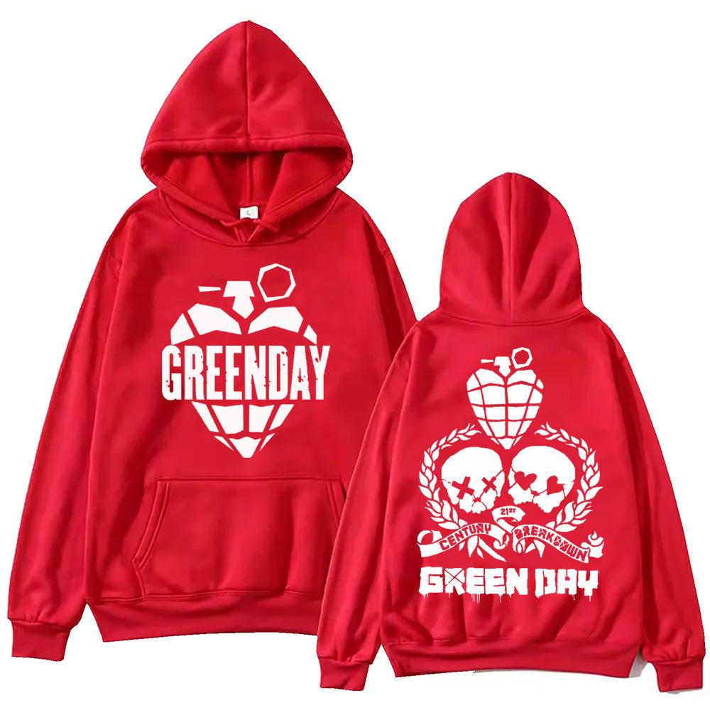 Green Day World Tour Hoodie Men Women Sweatshirt Print Unisex Streetwear Style Autumn Winter Fashion Tops Clothes