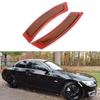 2pcs Plastic Car Front Bumper Reflector Lights Side Marker Lamp Reflective Light Fit for E92 E93 2007 2012