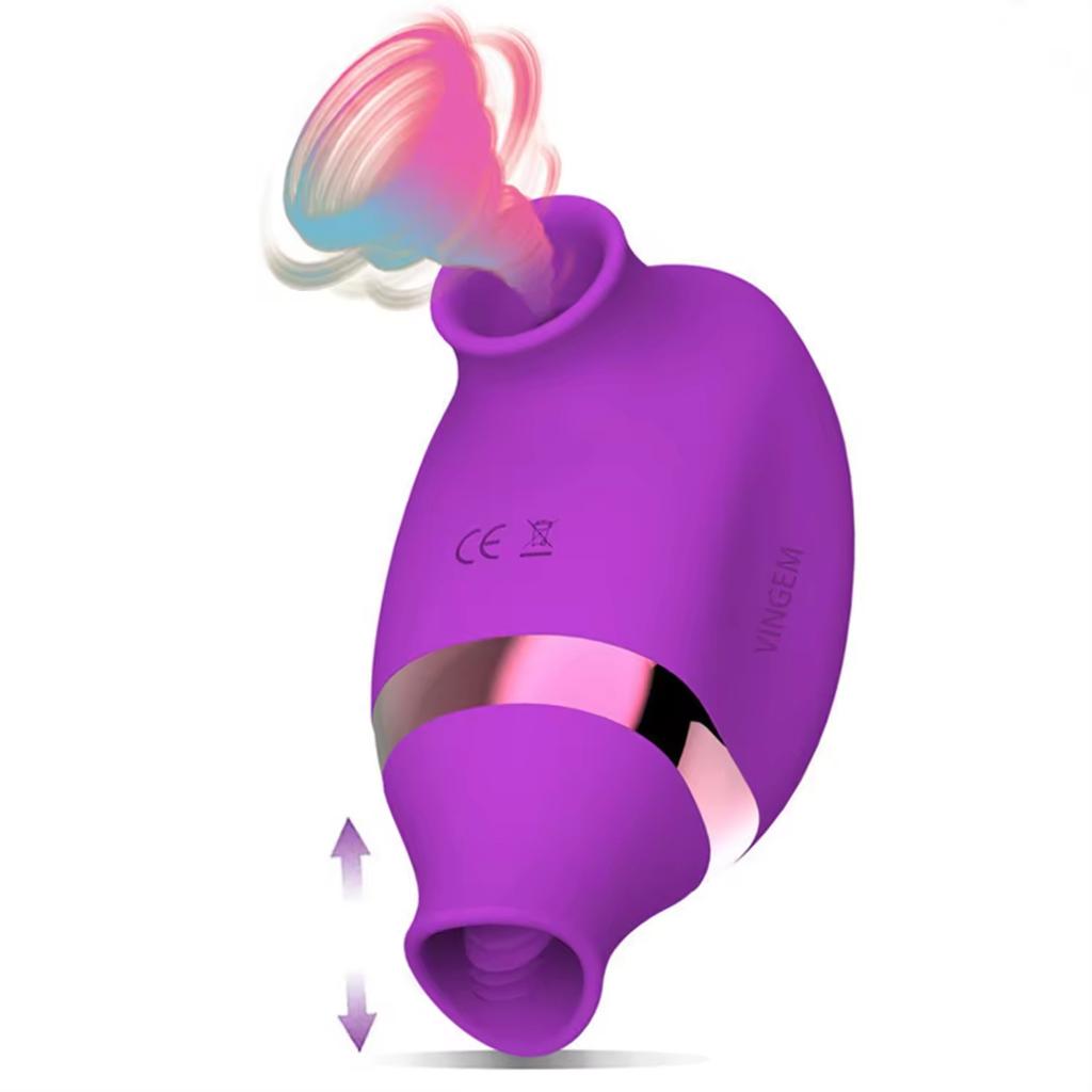 Mini Nipples Clit Sucker Adult Sex Toy Breast Massage Sucking Vibrator with Vibrating G-spot Clitoris Stimulator