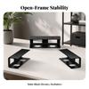 Under Desk Organizer Easy to Install Under-Desk Laptop Storage Bracket Sturdy