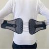 Adjustable Lumbar Support Back Brace with Breathable Mesh and Roller Drawstring
