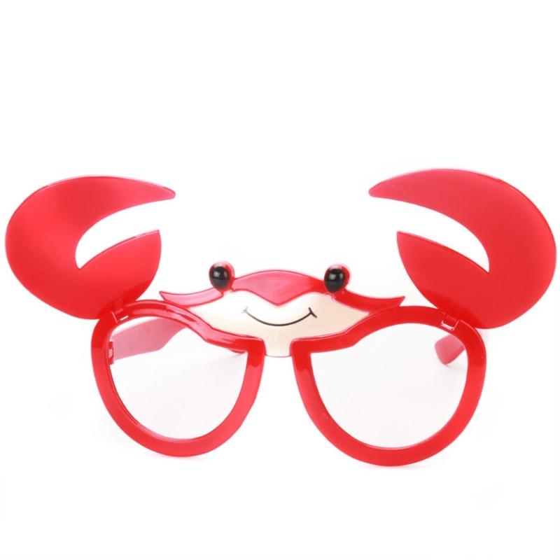 

Забавная оправа для очков в виде переворачивающегося краба, аксессуары для костюма на Хэллоуин для мужчин, женщин, детей, взрослых, для свадебного торжества, празднования дня рождения