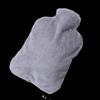 Thickened Hot Water Bottle with Faux Rabbit Fur Cover