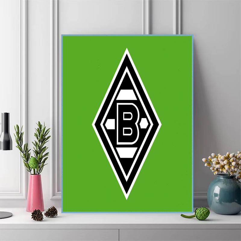 Football Club Logo 100% Round Full Drill 5D DIY Diamond Painting Embroidery Cross Stitch Rhinestone Decor