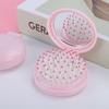 Candy Color Portable Hairdressing Comb with Mirror – Cushion, Airbag, and Massage Features