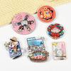 Custom Festival Blessings Acrylic Fridge Magnet - Creative Cartoon Design, Cultural Souvenir