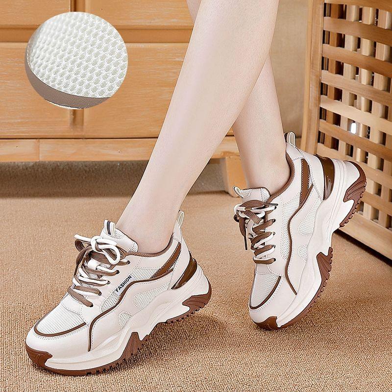 Die neuen Retro-Damenschuhe Frühlings-Plateauschuhe Freizeit-Sneaker Vielseitige Modedesigner-Schuhe Hochwertige Damen-Sneaker