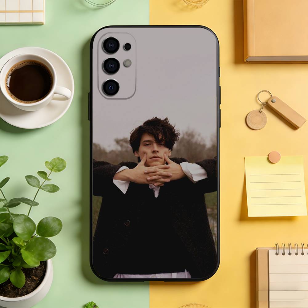 Cole Sprouse Handyhülle für Samsung S25,S24,S21,S22,S23,S30,Ultra,S20,Plus,Fe,Lite,Note,10,Schwarze Hülle