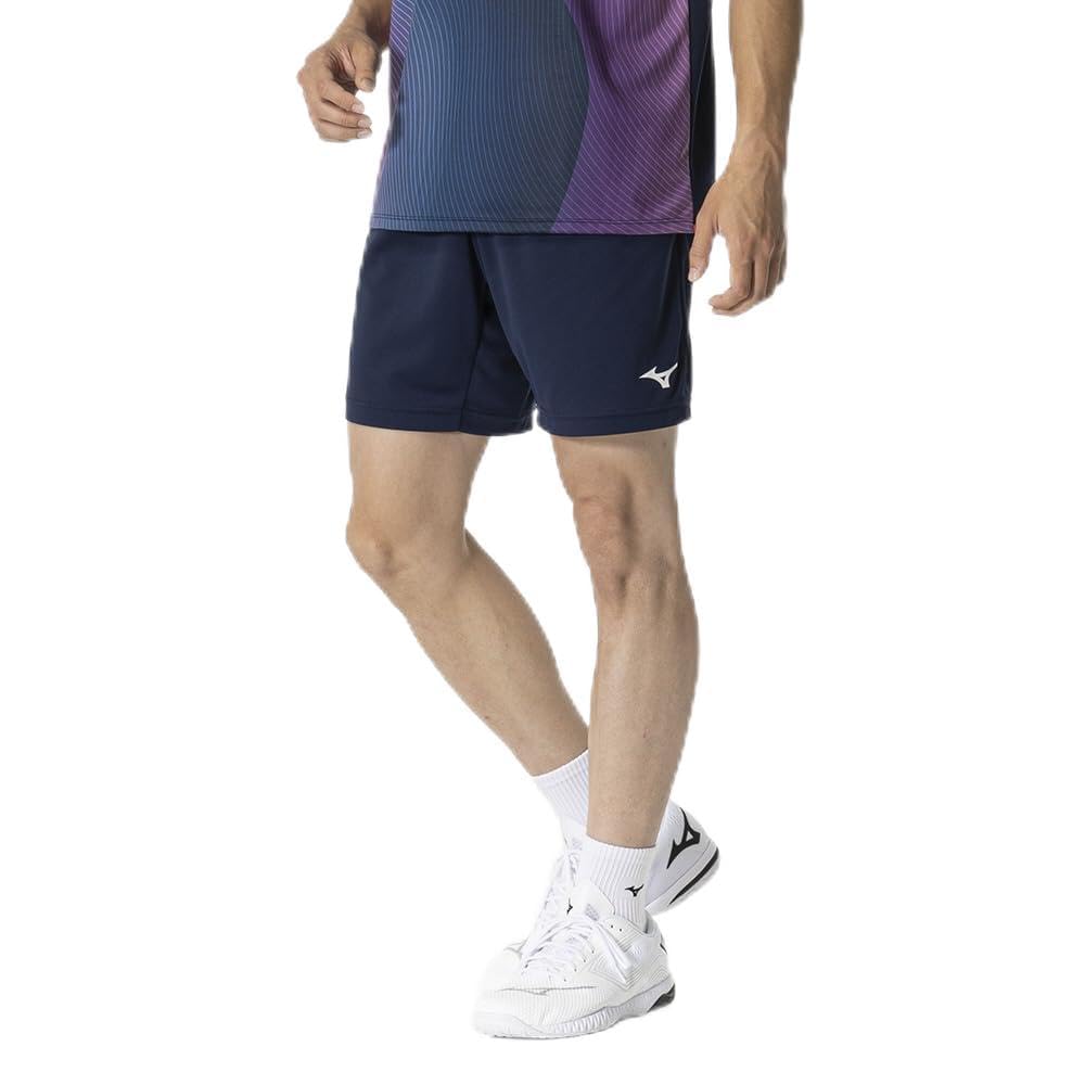 

Mizuno Table Tennis Game JTTA Navy Pants, Certified, Moisture-Wicking, Quick-Drying, Unisex, 82JBB002,