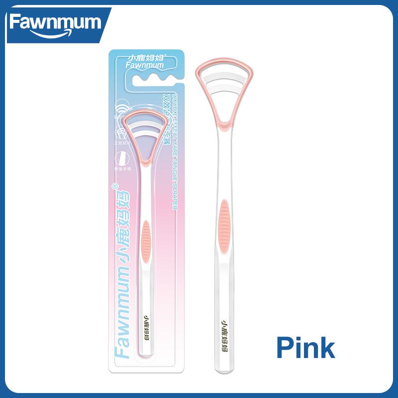 Durable And Safe Fawnmum Tongue Cleaner 1 Pcs Macaron Tongue Brush Fresh Breath Tongue Scraper For Oral Hygien Cleaning Tool