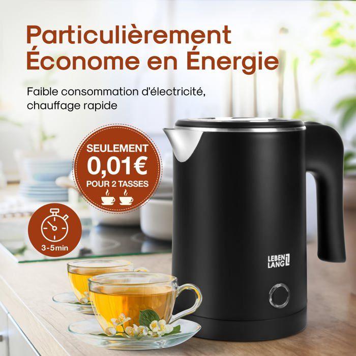 Bouilloire Électrique - LEBENLANG - LBL2319 - 500 Ml - 600 W - Acier Inoxydable