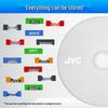 JVC CD-R Recordable Blank Discs 700MB 52x