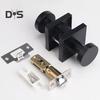 Black Door Knob with Deadbolt Adjustable Design Simple Installation Heavy Duty Modern Front Door Handle Deadbolt Set