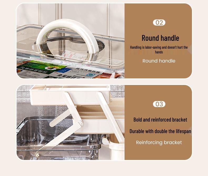Transparent Multi-Layer Family Medicine Box: Large Capacity First Aid Storage