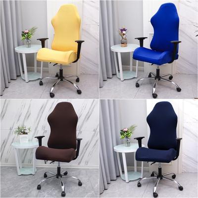 Game Chair Cover Office Elastic Spandex Computer Desk Slipcover Stretch Gamer Chair Cover Racing Gaming Armchair Protector Cover