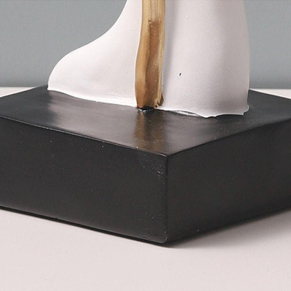 Kawaii Resin Ballet Dancer Figurine Cartoon Modern Abstract Art Statue  Garden