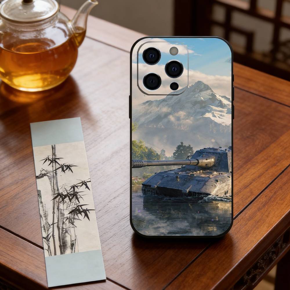 World of Tanks Phone Case Silicone Soft For IPhone 17 16 15 14 13 12 11 X XR Plus Pro Max Plus