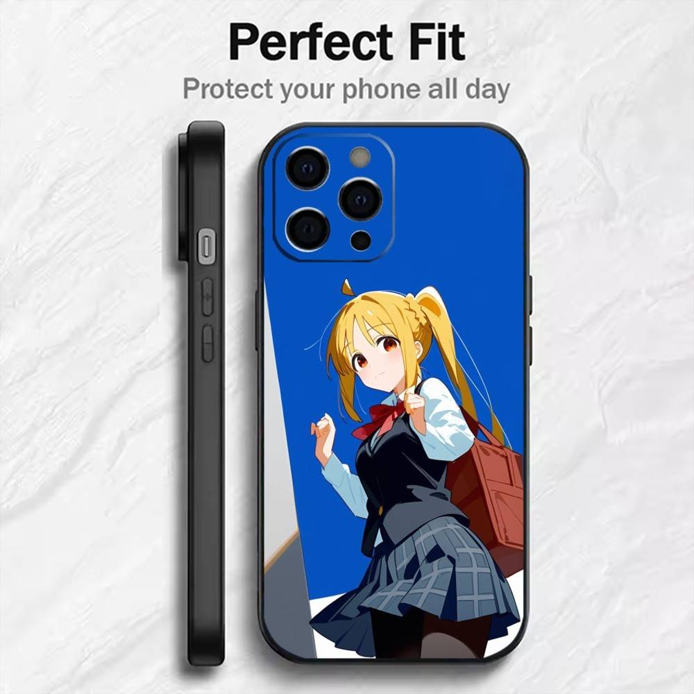 

B-Bocchi The Rock Nijika Ijichi Phone Case For iPhone17,16,15,14,13,12 Plus,Max Soft Silicone Black Cover iPhone12