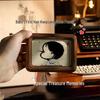 North American Black Walnut Baby Hair Keepsake Photo Frame DIY Display Stand